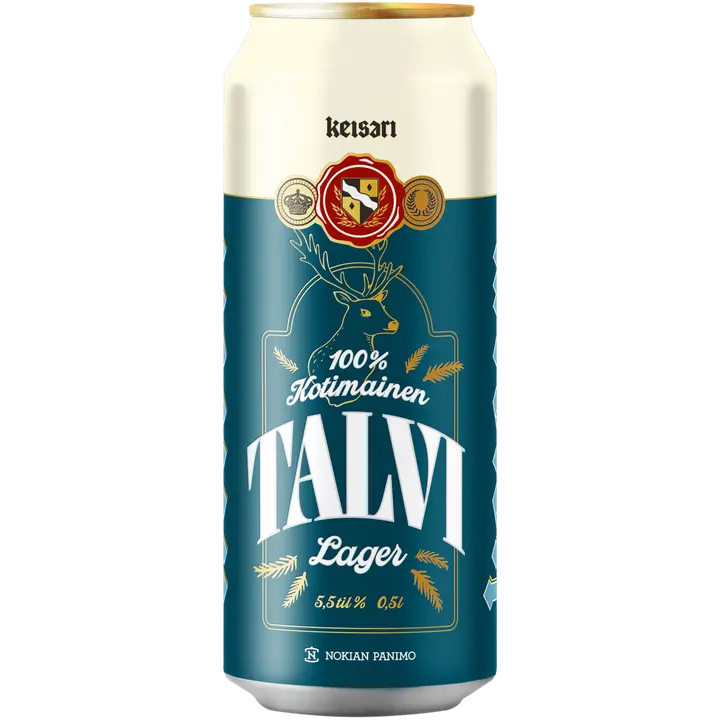 Keisari Talvi Lager 5,5  til-% 0,5l tölkki