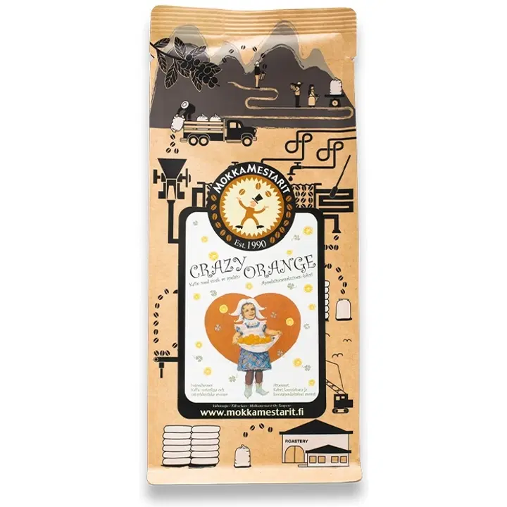 Mokkamestarit 200g Crazy Orange kahvipapu