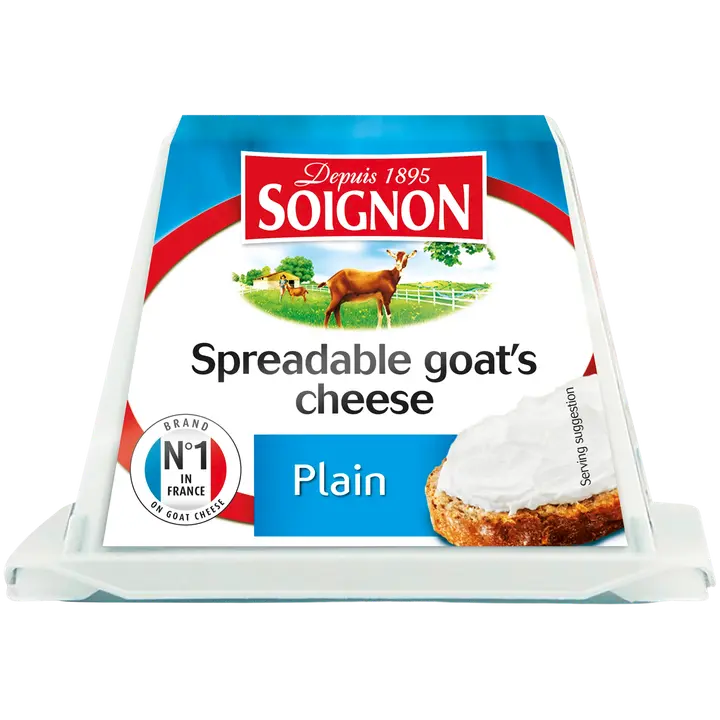 Soignon vuohenjuustolevite naturell 150g