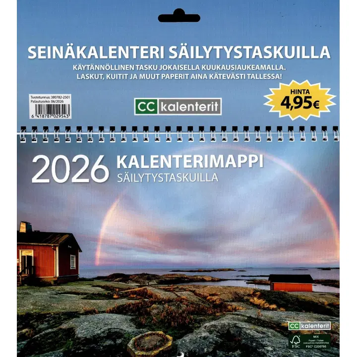 CC Kalenterimappi kalenteri