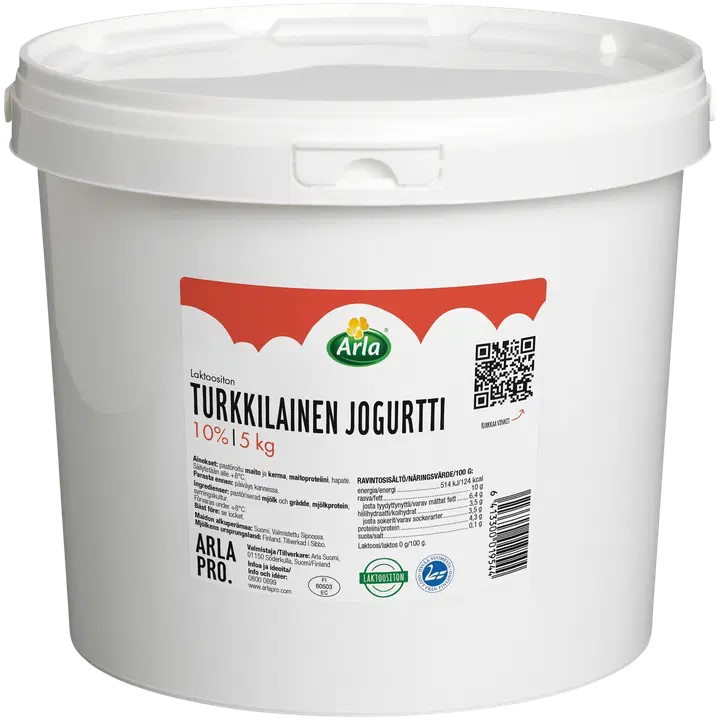 Arla Pro Turkkilainen jogurtti 10% 5 kg laktoositon