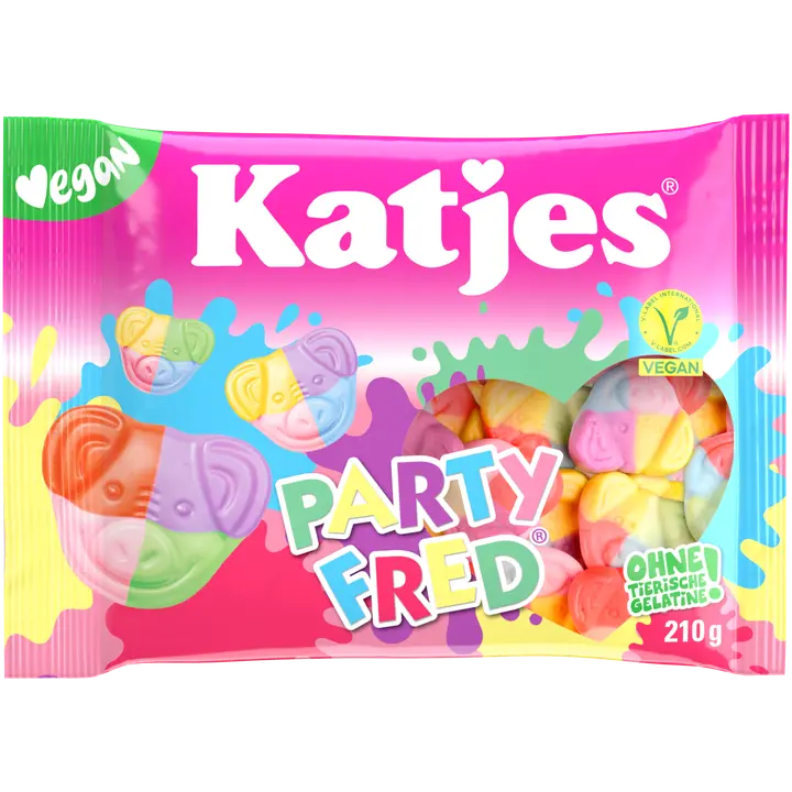 Katjes kummikommid Party Fred 210g