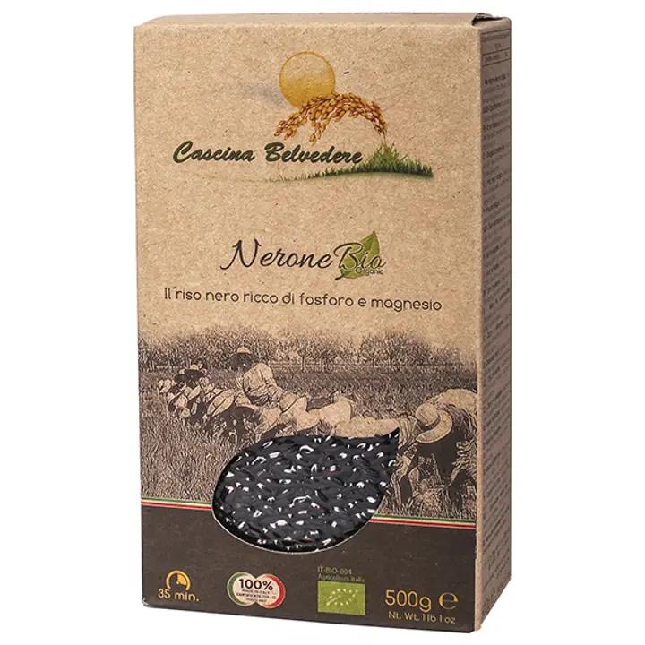 Cascina Belvedere 500g Musta Riisi Nerone Luomu