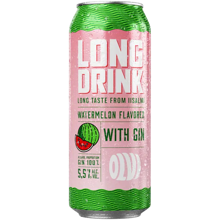 OLVI Long Drink Watermelon 5,5 % 0,5 l tlk
