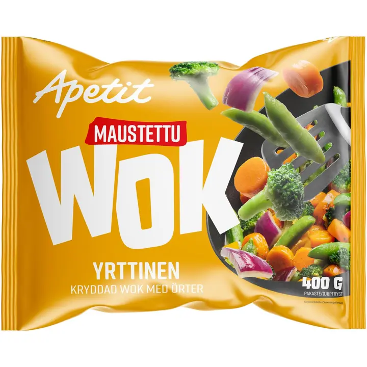 Apetit Maustettu Wok Yrttinen pakaste 400g