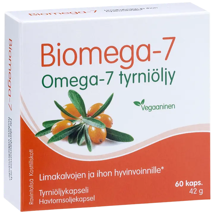 Biomega-7 tyrniöljykapseli 60 kaps