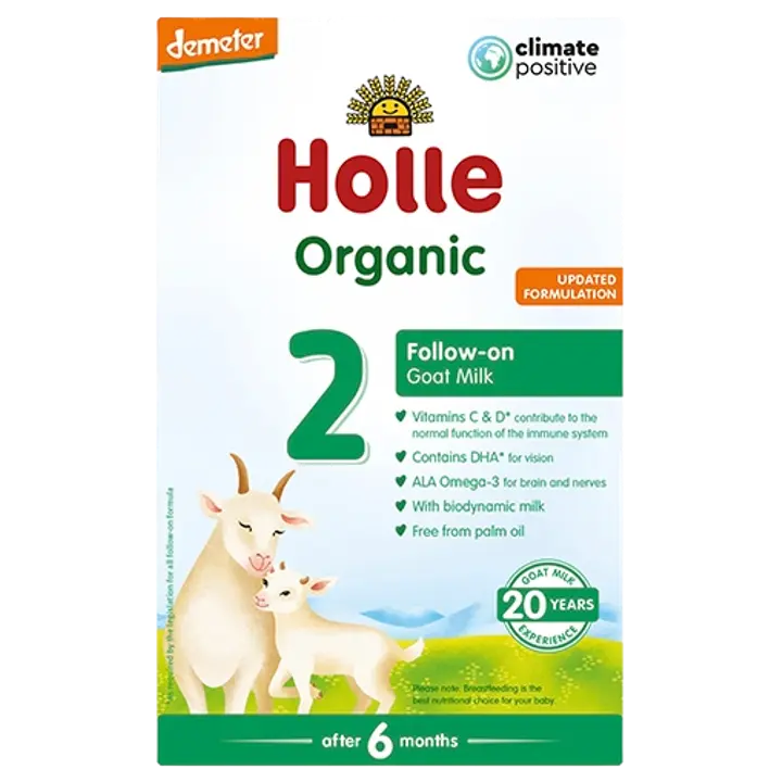 Holle 2 kitse jätkupiimasegu 400 g, öko, alates 6-elukuust