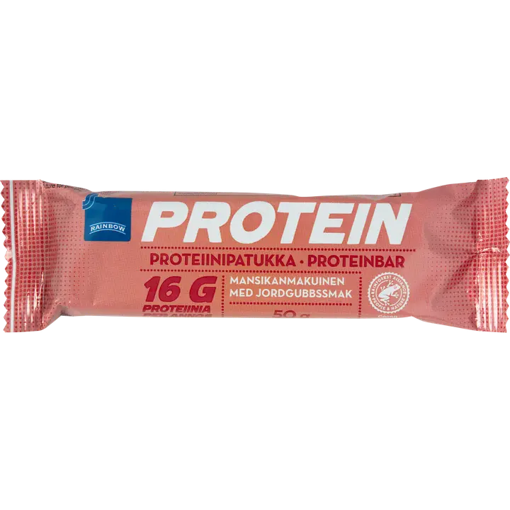 Rainbow proteiinipatukka mansikka 50 g