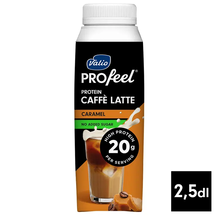 Valio PROfeel® protein caffè latte 225 ml caramel laktoositon