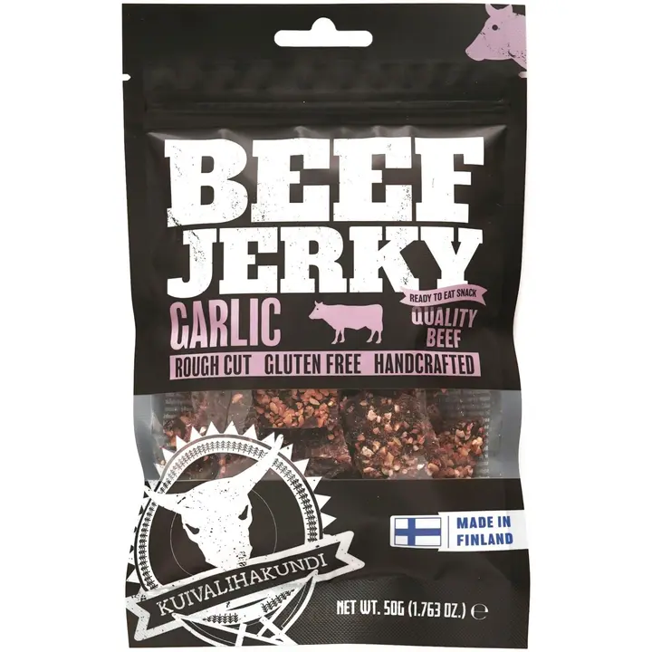Kuivalihakundi Beef Jerky Garlic 50g