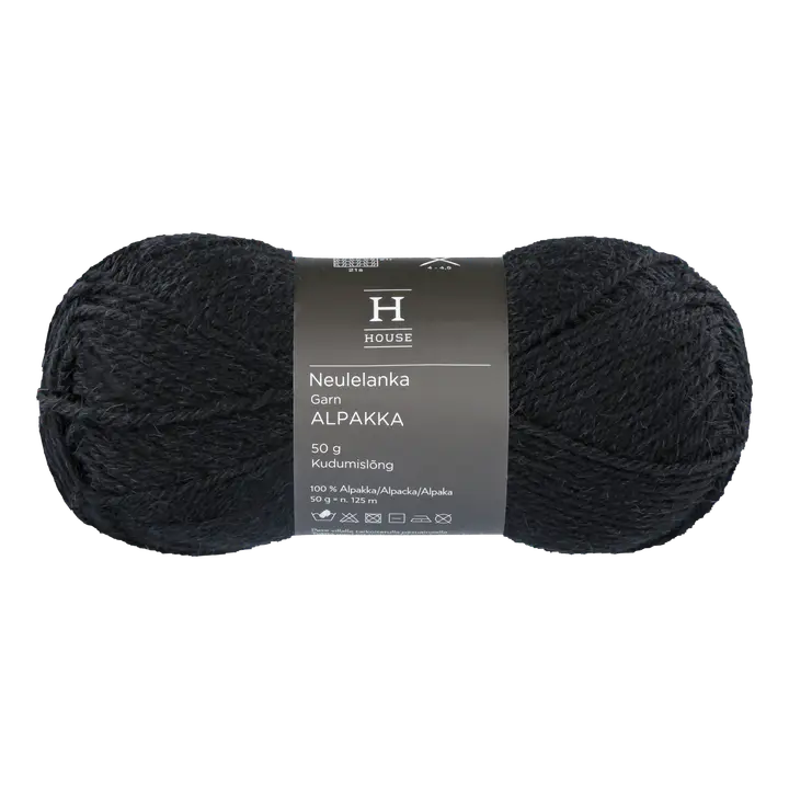House neulelanka Alpakka 710234 50 g Black 217