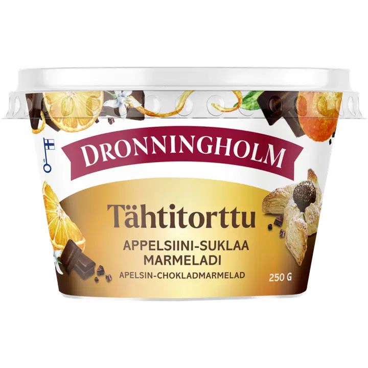 Dronningholm Tähtitorttu Appelsiini-suklaamarmeladi 250 g