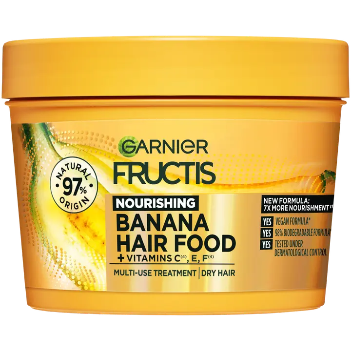 Garnier Fructis Hair Food Banana hiusnaamio kuiville hiuksille 400 ml