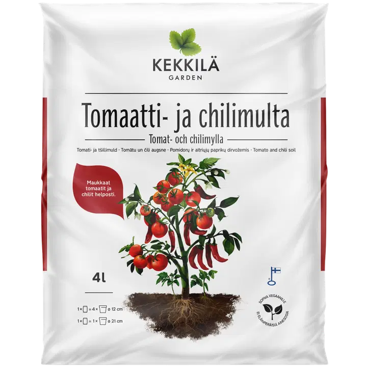 Kekkilä Tomaatti- ja chilimulta 4 L