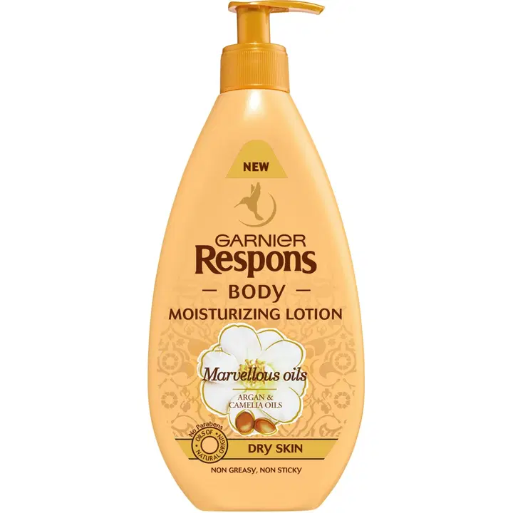 Garnier Respons Body Marvellous Oils Moisturizing Lotion vartaloemulsio kuivalle iholle 400ml