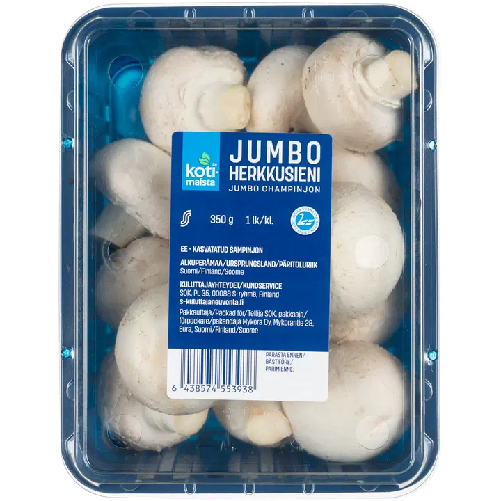 Kotimaista jumbo herkkusieni 350g