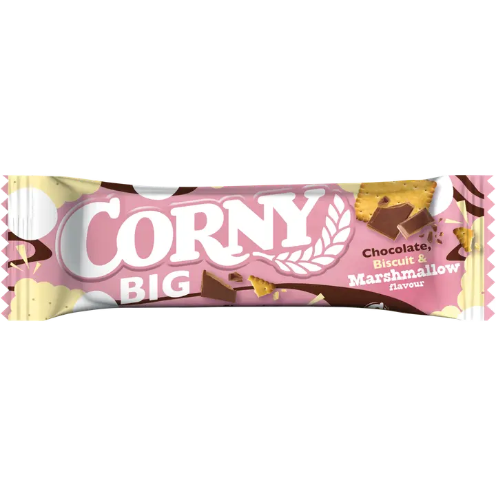 Corny BIG piimašokolaadi müslibatoon küpsise ja vahukommiga 40g