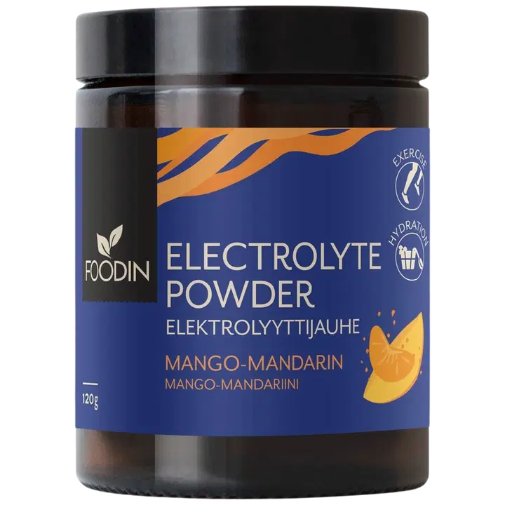 Foodin Elektrolyyttijauhe Mango-Mandariini 120g