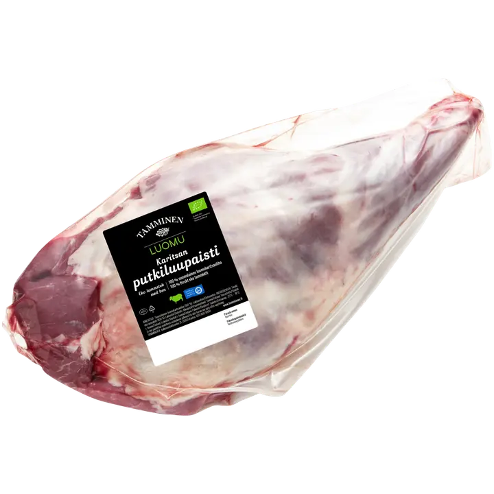 Tamminen luomukaritsan putkiluupaisti n2,5kg