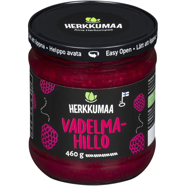 Herkkumaa Vadelmahillo 460g