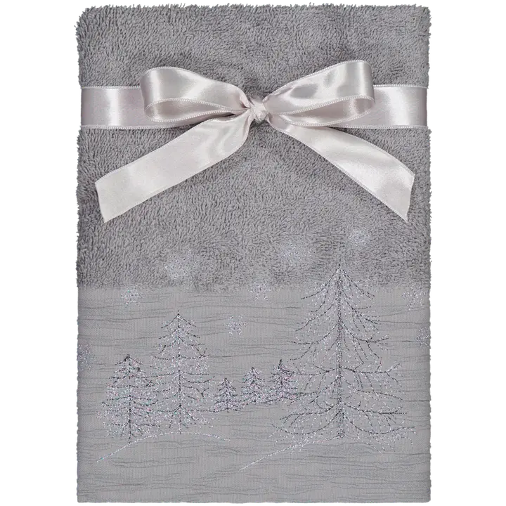 House käsipyyhe Silver trees 50 x 70 cm harmaa