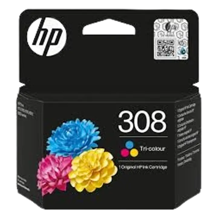 HP mustepatruuna 308 kolmiväri