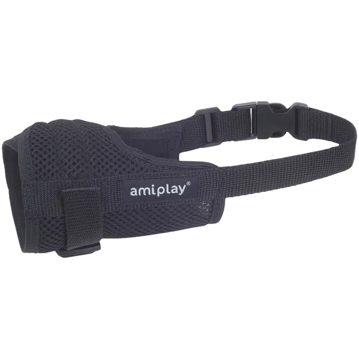 amiplay Air Hengittävä kuonokoppa S 16-20x20-30cm, musta