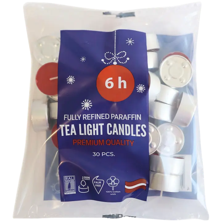 Teeküünal punane 6h 30tk