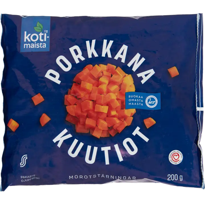 Kotimaista Porkkanakuutiot pakaste 200g