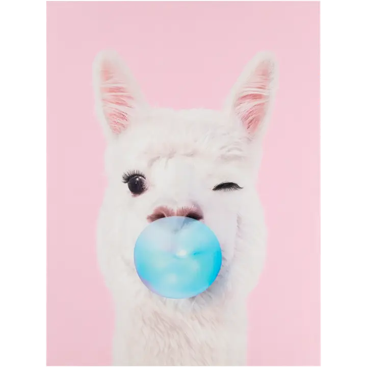 Seinapilt Prillidega laama 30X40