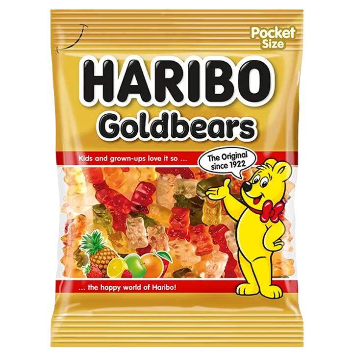 Haribo kuldkarud kummikommid 100 g