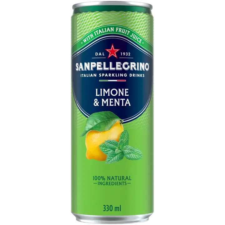 Sanpellegrino Naturali Sidruni-ja mündimaitseline karastusjook, 330 ml
