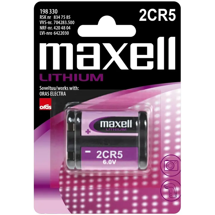 Maxell Litiumparisto 2CR5