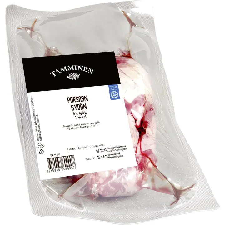 Tamminen porsaan sydän n350g