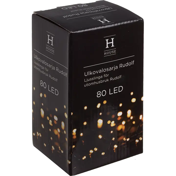 Valguskett Rudolf 80LED, välis, soe valgus