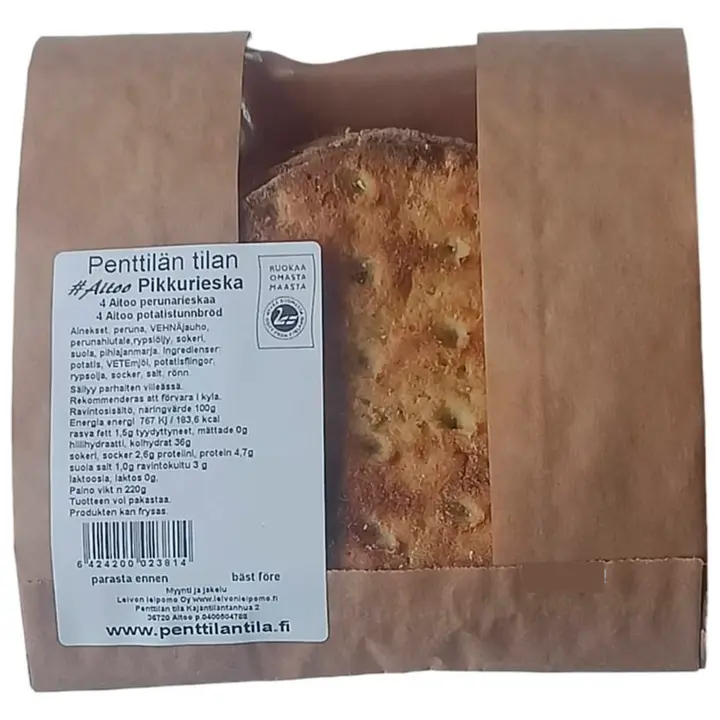 Penttilän Tilan Pikkurieska 220g 4 kpl perunarieska