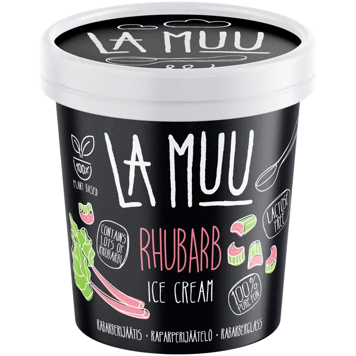 La Muu Raparperijäätelö 500ml
