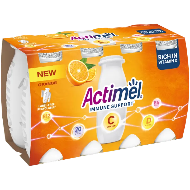 Danone Actimel appelsiini jogurttijuoma 8x100g