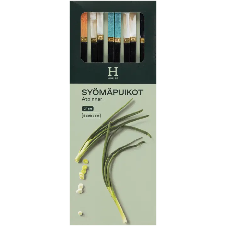 House syömäpuikot 23 cm 5 paria