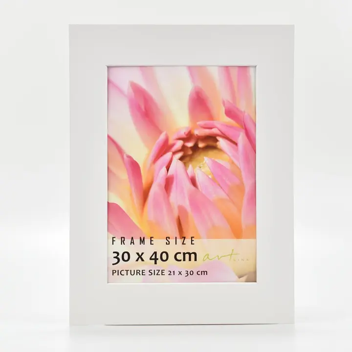 Art Link passepartout 30 x 40 cm kehykseen valkoinen