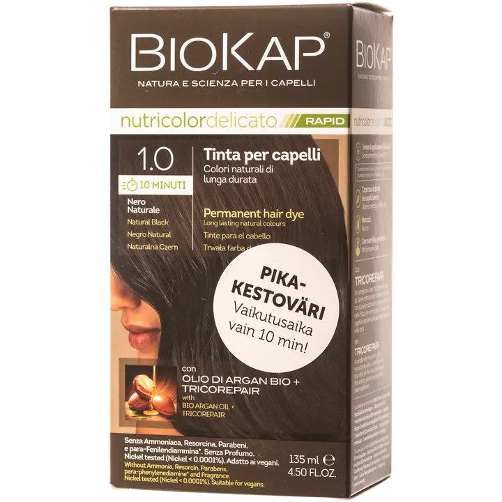 Biokap nutricolor delicato rapid 1.0 natural black