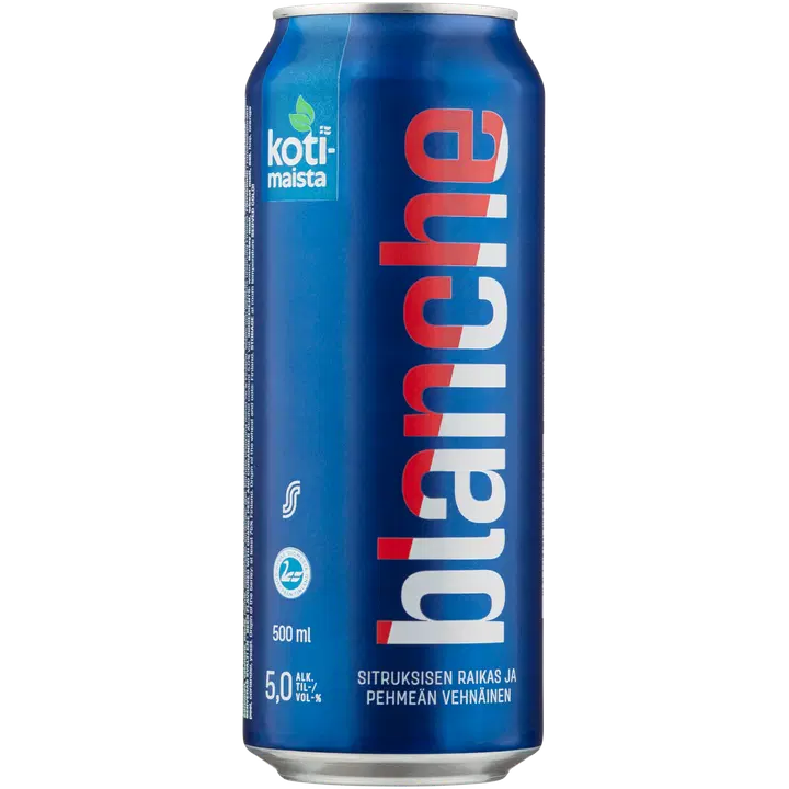 Kotimaista Blanche 5,0 til-% 0,5L vehnäolut
