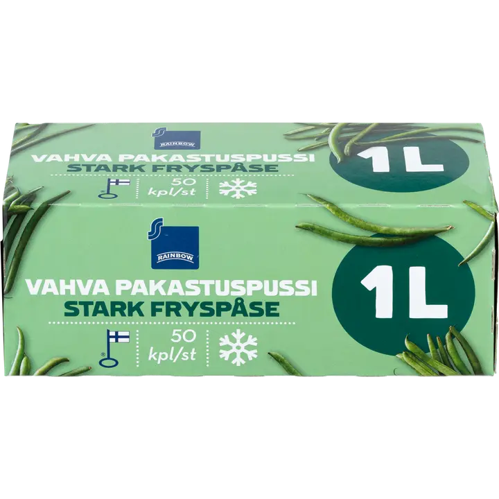 Rainbow 1 L vahva pakastepussi