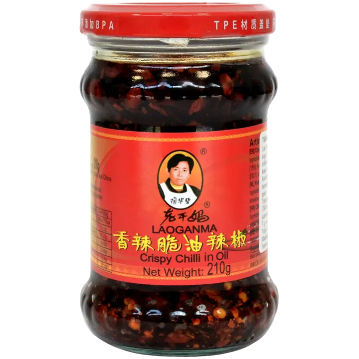 Lao gan ma tšilliõli krõbeda sibulaga 210g