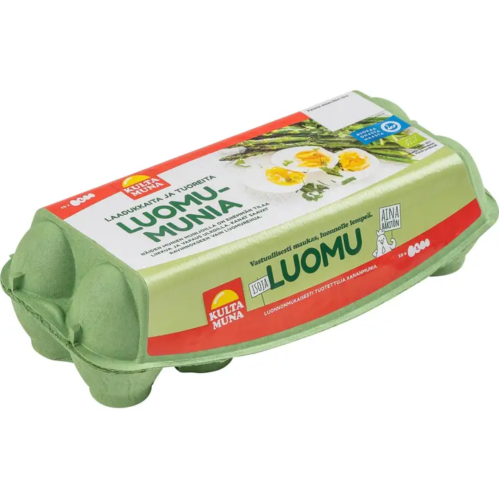 Kultamuna luomu kananmuna L10 680 g