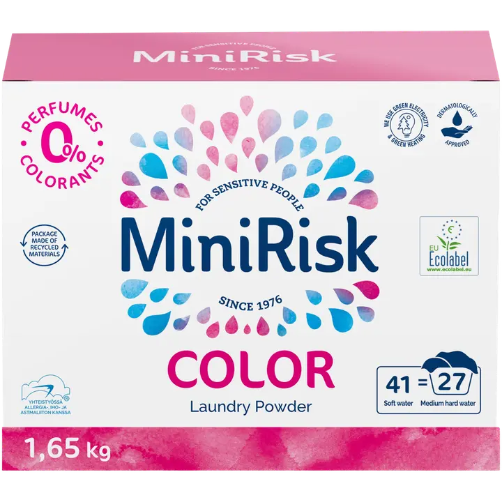 Mini Risk Color pyykinpesujauhe 1,65kg