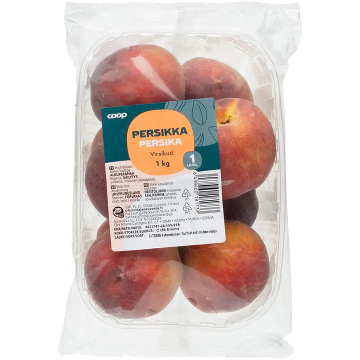 Coop persikka 1 kg
