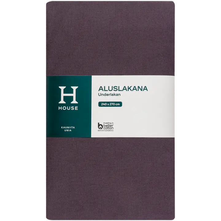 House aluslakana 240 x 270 cm tumman harmaa