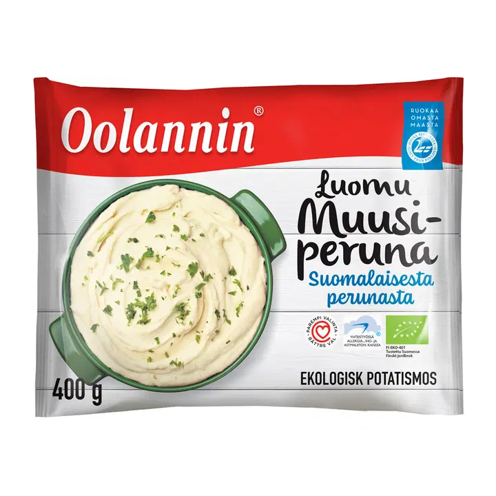 Oolannin luomu muusiperuna 400g