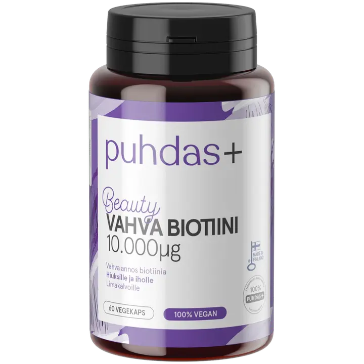 Puhdas+ Biotiini 10 mg 60 vegekaps